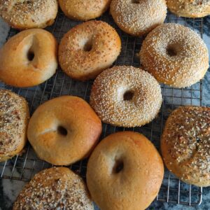 Sourdough Bagels